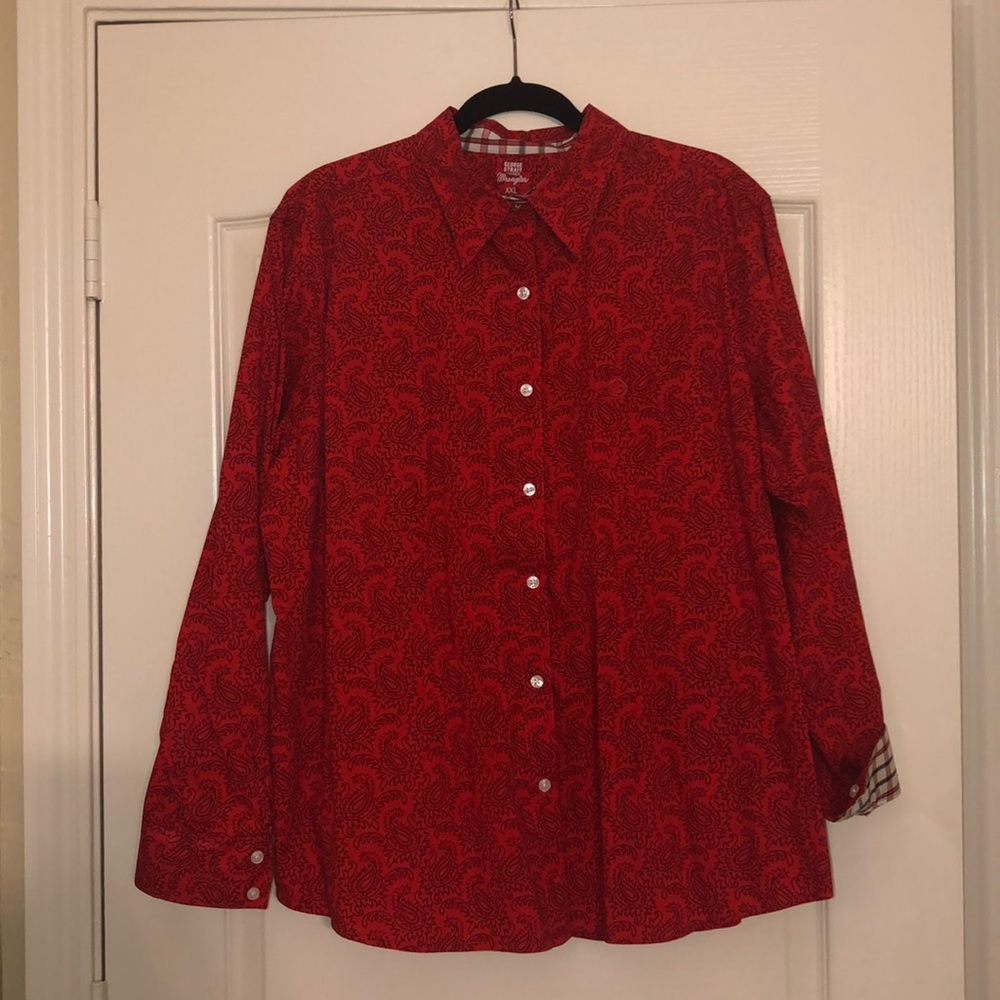 George Strait For Her Wrangler Button-Up